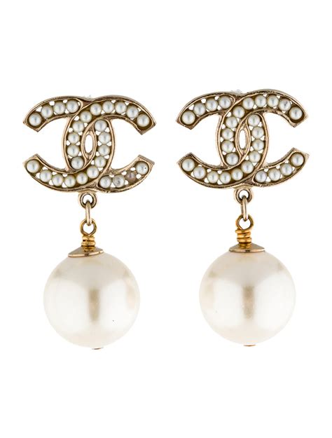 chanel cc earrings cheap|chanel cc earrings original.